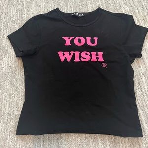 I AM GIA you wish baby tee
